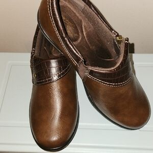 Brown Leather Ankle Boots